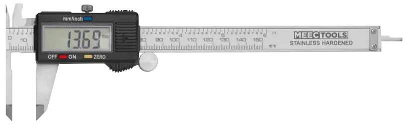 MEEC TOOLS 012227 0 150mm Digital Vernier Callipers