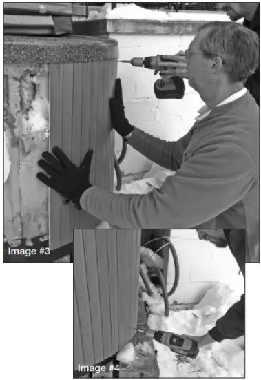 highwood Spa Panel Restoration Kit Installation - position