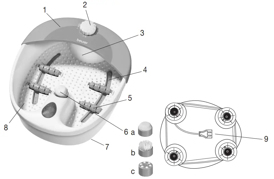 beurer FB 20 Bubble Foot Spa - appliance
