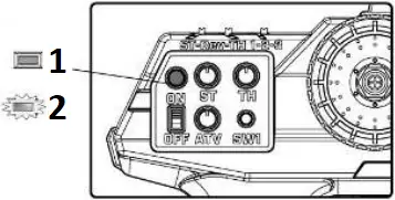 Carisma GT24 - Battery LED Indicator