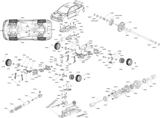Carisma GT24 - Exploded Diagram