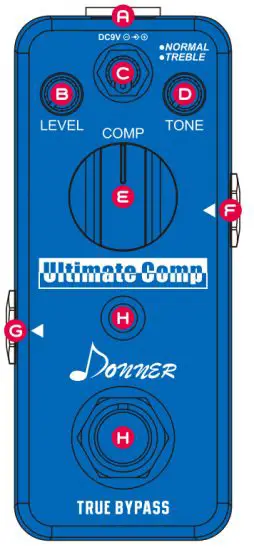 DONNER Ultimate Comp Compressor Pedal - fig