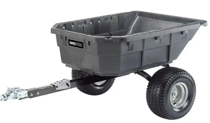 HOMEDEPOT 15 cu. ft. 1250 lb. Capacity Poly Swivel ATV Cart pro