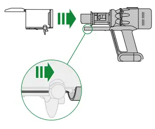 dyson 371105 01 Micro 1.5kg Cordless Vacuum Cleaner - M inimise dus t contac t