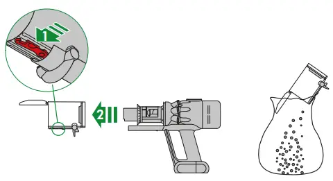 dyson 371105 01 Micro 1.5kg Cordless Vacuum Cleaner - Rele ase the dir t