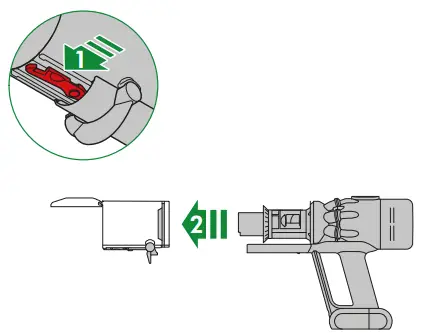 dyson 371105 01 Micro 1.5kg Cordless Vacuum Cleaner - Replac e your bin