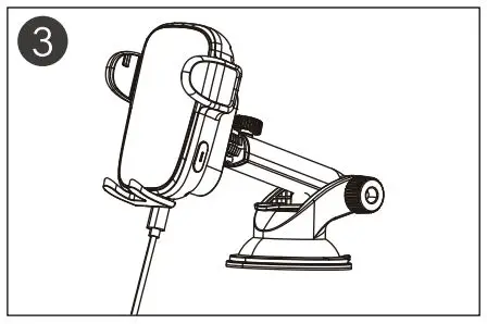 Shenzhen-Yihui-Technology-iFORCE-W2 -Cell-Phone-Holder-with-Wireless-Car-Charger-Pad-10