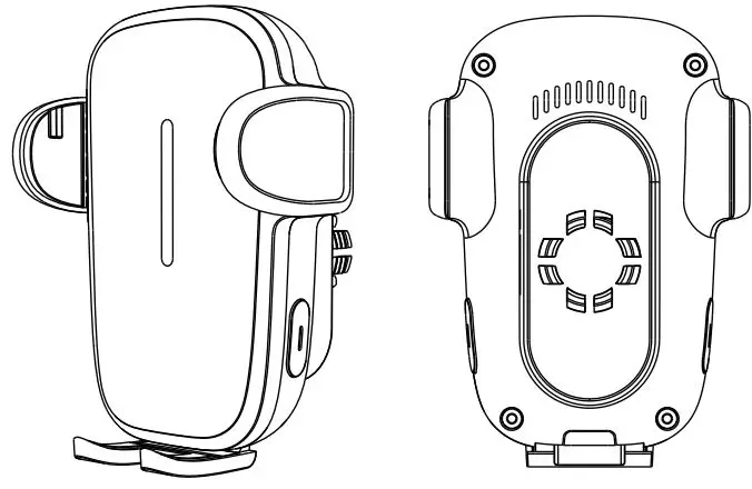 Shenzhen-Yihui-Technology-iFORCE-W2 -Cell-Phone-Holder-with-Wireless-Car-Charger-Pad-product