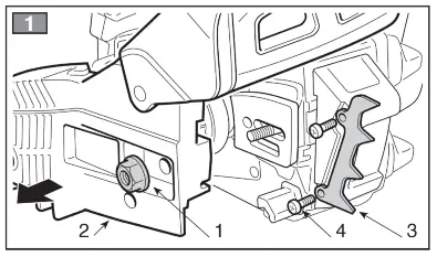 anova MG3514 1 6CV Chainsaw - BAR AND CHAIN ASSEMBLY 2