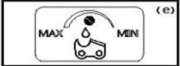 anova MG3514 1 6CV Chainsaw - SYMBOLS ON THE MACHINE 5