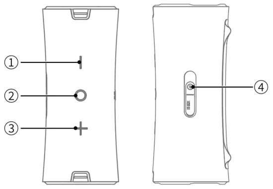 ALPINE AD SPK1 Bluetooth Speaker - Parts