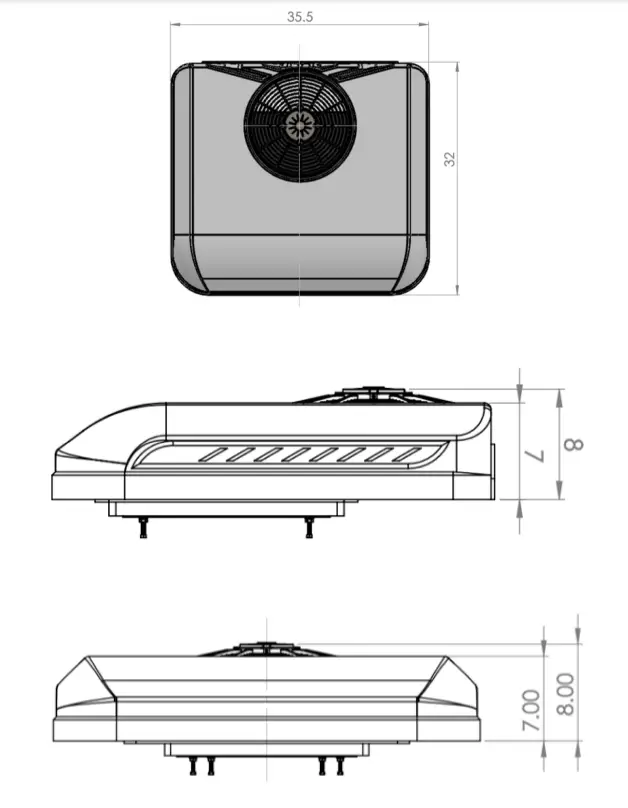 Nomadic -COOLING- 3000- Watt- 12V- Camper- Van- Air -Conditioner -1