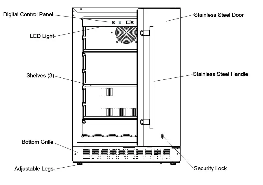 SUMMIT -SCFF52W -Outdoor -and -Indoor -Frost-Free -Freezer- 1