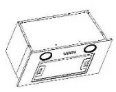 CIARRA CAS52913E Small Range Hood Insert with Push Button Control - ICON 3