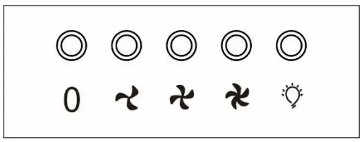 CIARRA CAS52913E Small Range Hood Insert with Push Button Control - Push button