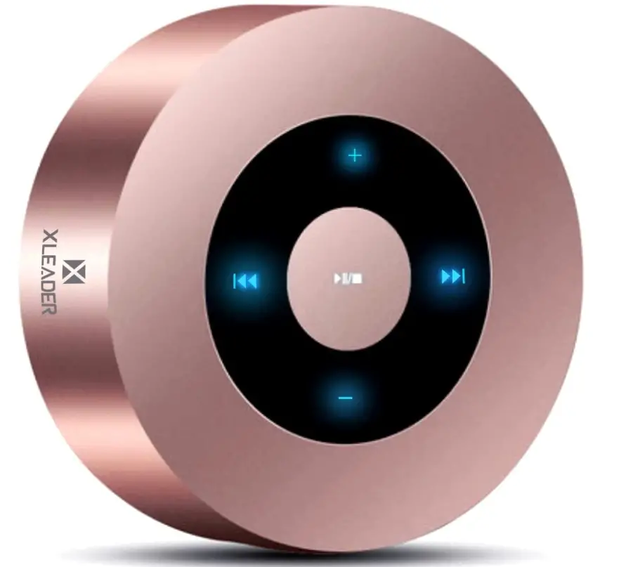 [Smart-Touch]-Bluetooth-Speaker-XLeader-SoundAngel-A8-(3rd-Gen)-Premium-Rose-Gold-3D-Mini-Speaker-imgg