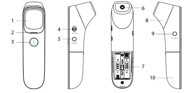 truelife Care Q10 BT Infrared thermometer User Manual - PRODUCT DESCRIPTION
