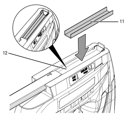 Trotec PTNS 10 Cordless Tacker - Filling the magazine 2