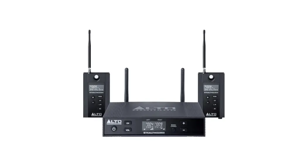 Alto Professional Stealthmk2xus Stealth Mkii 2-channel Wireless System For Powered Speakers User Guide Alto Professional Stealthmk2xus Stealth Mkii 2-channel Wireless System For Powered Speakers User Guide