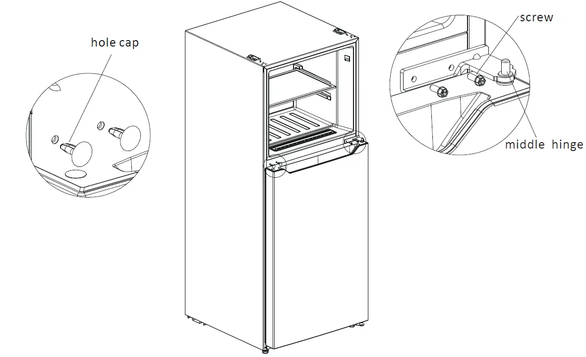 Midea MDRT489MTE46 Double Door Refrigerator 25