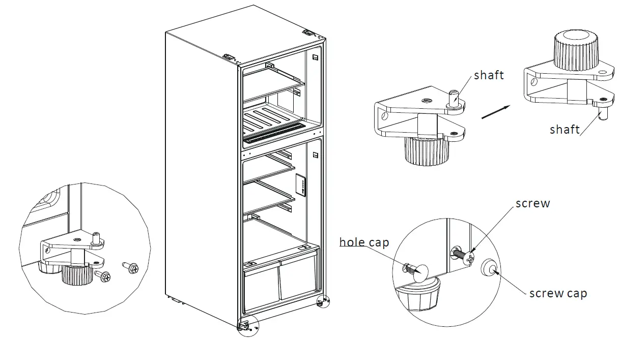 Midea MDRT489MTE46 Double Door Refrigerator 26