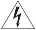 Lightning flash with arrowhead symbol