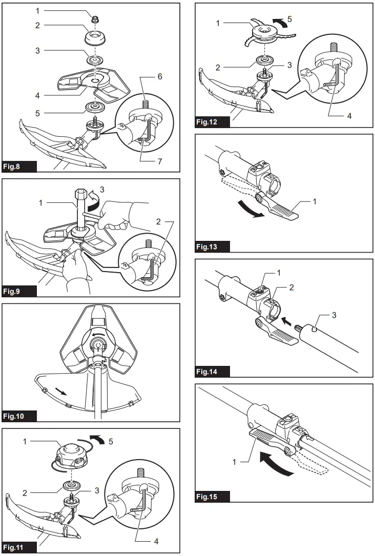 makita EM403MP String Trimmer Attachment - 2