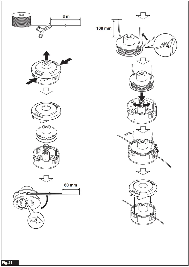 makita EM403MP String Trimmer Attachment - 5