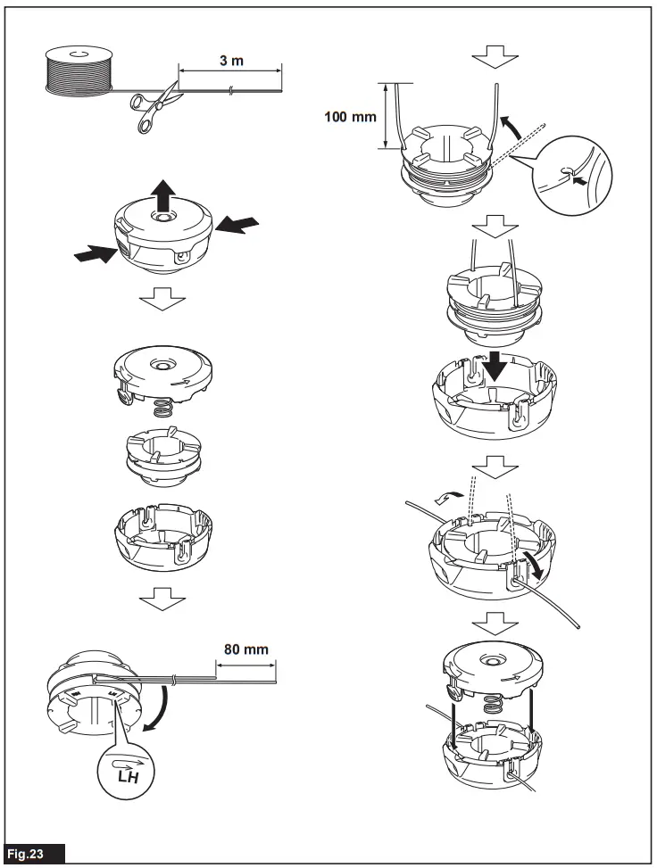 makita EM403MP String Trimmer Attachment - 7
