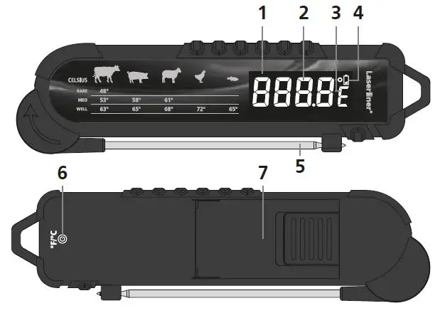 Laserliner 082.029A ThermoMaître Professional Thermometer 1