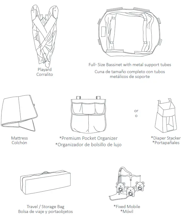 baby trend PY86XXXB Deluxe Nursery Center-1