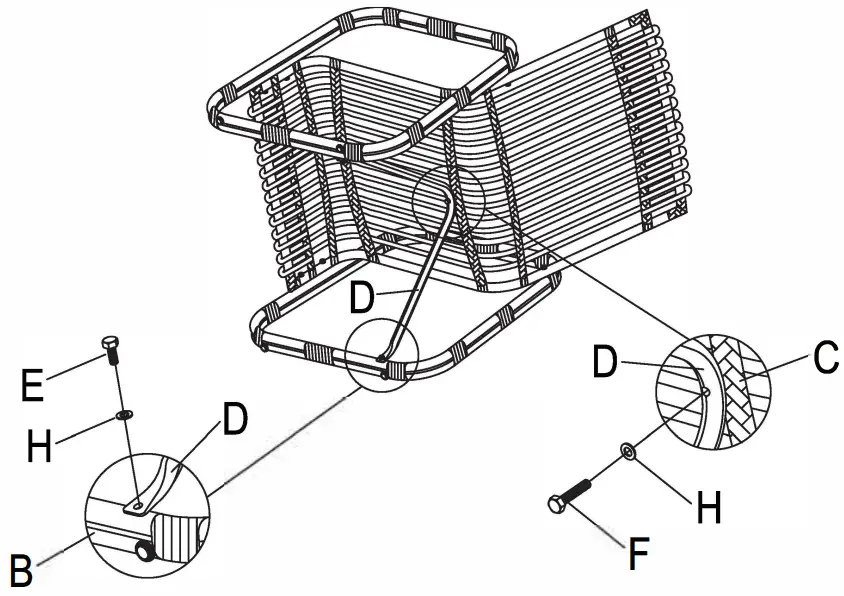 COSTWAY HW64404 3 Pcs Wicker Set - FIG 11