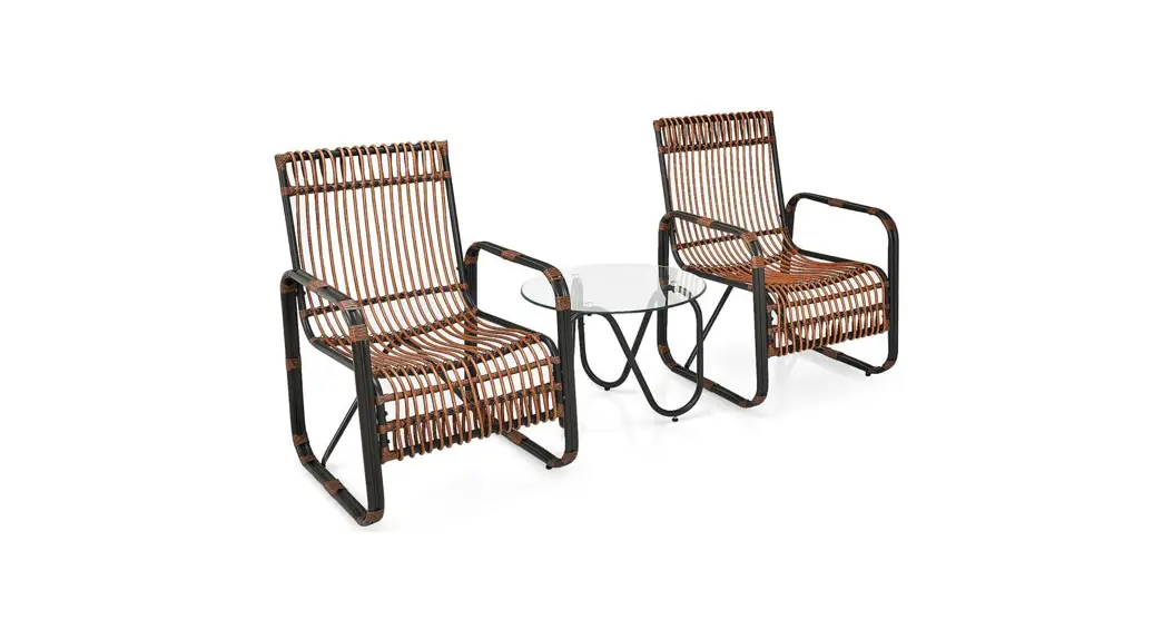 Costway Hw64404 3 Pcs Wicker Set User Manual