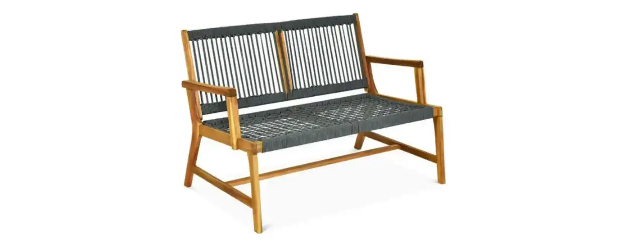 Zmwv094 2-person Acacia Wood Outdoor Bench User Manual