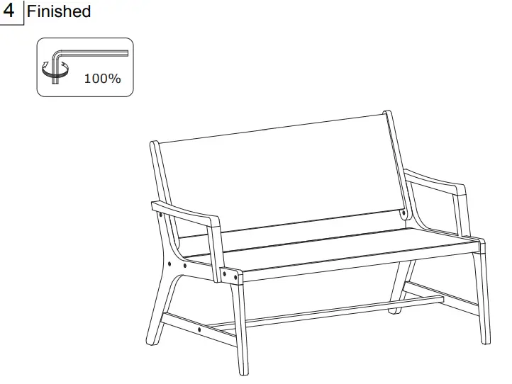 ZMWV094-2-Person-Acacia-Wood-Outdoor-Bench-FIG-9