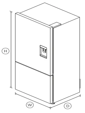 FISHER PAYKEL RF170BRPW6 N 32 Inch 17.5 cu ft Freestanding Refrigerator Freezer-fig2