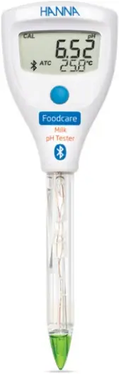 HANNA HI9810342 Halo2 Wireless pH Tester for Milk