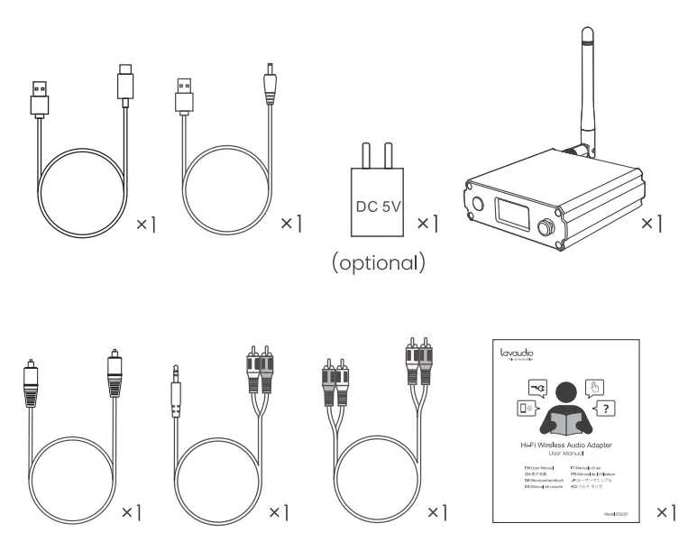 1Mii B0302 HiFi Wireless Audio Adapter fig (2)