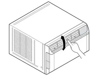 Adjusting Vertical Airflow Direction
