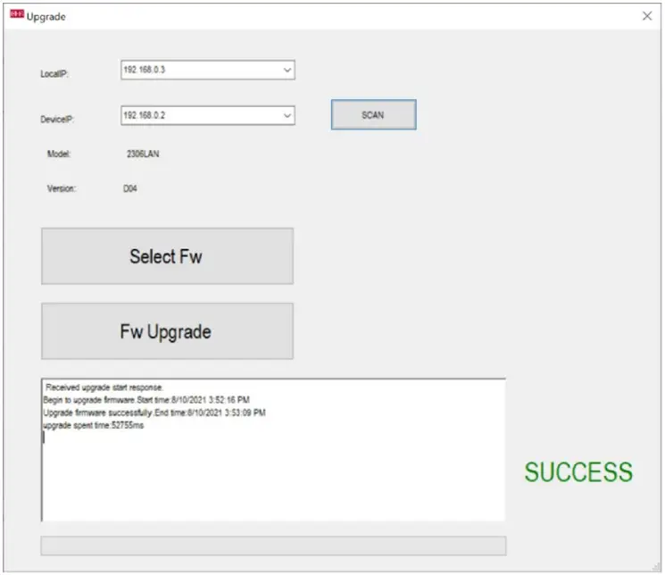 Keithley Figure 2 Upgrade LAN Firmware