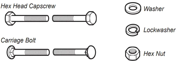 POWERBOSS 020649 3100 PSI Gas Cold Water Pressure Washer with Honda Engine - Common Hardware Types