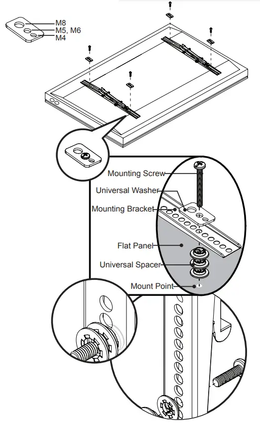 PREMIER MOUNTS P5080T Tilting Low Profile Mount for Flat Panels - fig 10