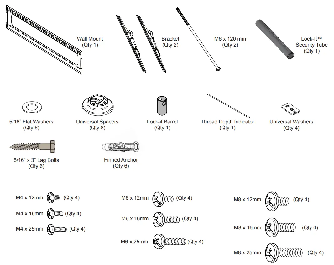 PREMIER MOUNTS P5080T Tilting Low Profile Mount for Flat Panels - fig 25