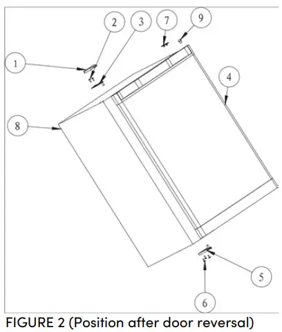 BLAZE BLZ-SSRF126 4.5 Electric Refrigerator and Beverage Cooler - Door Swing 2