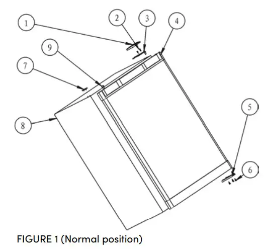 BLAZE BLZ-SSRF126 4.5 Electric Refrigerator and Beverage Cooler - Door Swing