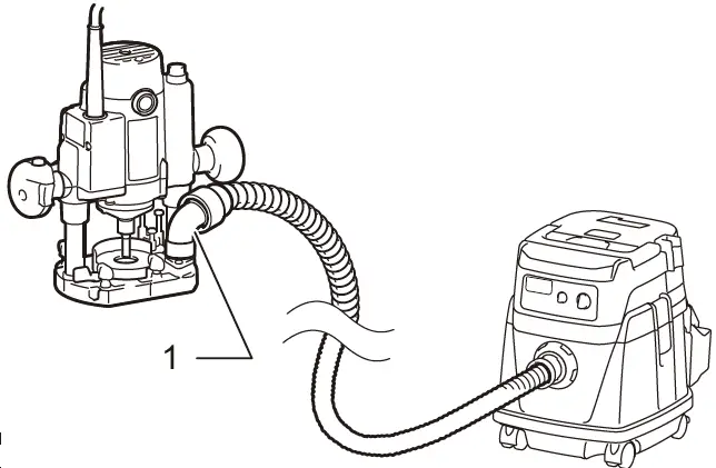 makita RP1111C 1-4 Inch Speed Control Plunge Router 19