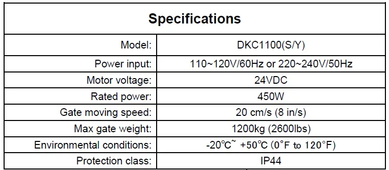 TOPENS-DKC1100-Sliding-Gate-Opener-fig-35