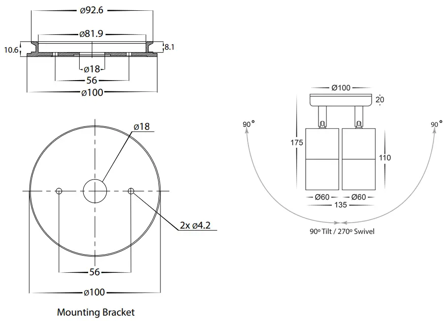 HAVIT HV1305 316 Stainless Steel LED Spotlight CCT 2Lt-fig8