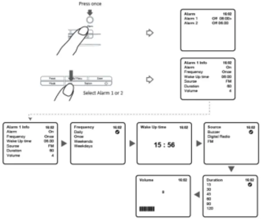 Lenco CR 620 DAB+ FM Clock Radio with Color Display - Fig 3
