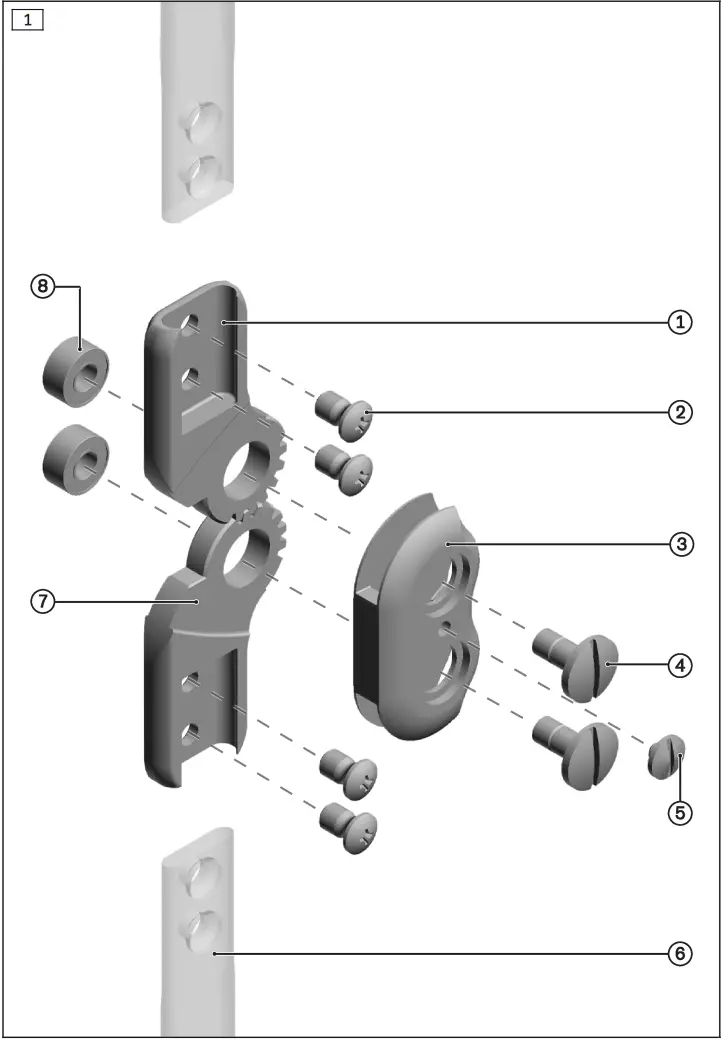ottobock 17B46 Polycentric Knee Joint Bars - Overview